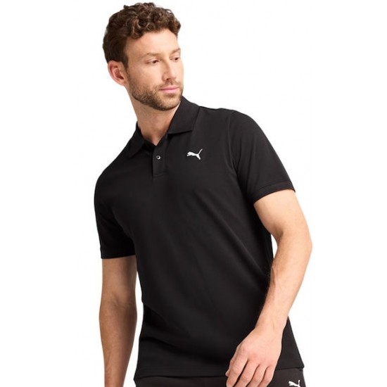 Puma Ανδρική Κοντομάνικη Μπλούζα με Γιακά Μαύρη 682554-01 Puma Ανδρική Κοντομάνικη Μπλούζα με Γιακά Μαύρη 682554-01