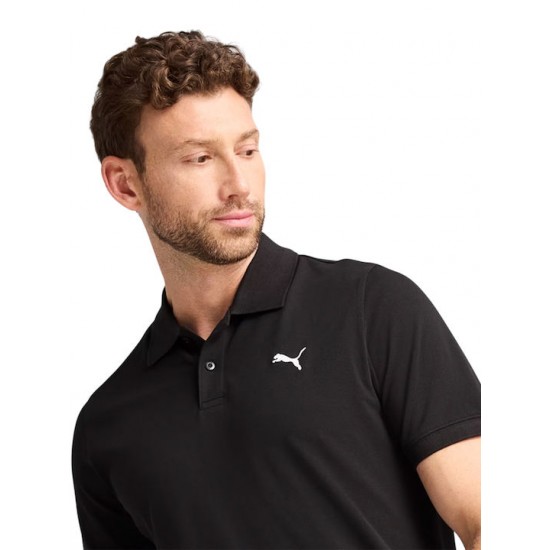 Puma Ανδρική Κοντομάνικη Μπλούζα με Γιακά Μαύρη 682554-01 Puma Ανδρική Κοντομάνικη Μπλούζα με Γιακά Μαύρη 682554-01
