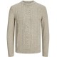 Product CREW NECK KNIT 12259931 - MOONBEAM-MIXED WITH Product CREW NECK KNIT 12259931 - MOONBEAM-MIXED WITH