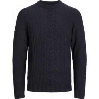 Product CREW NECK KNIT 12259931 - NAVY BLAZER-MIXED WITH Product CREW NECK KNIT 12259931 - NAVY BLAZER-MIXED WITH