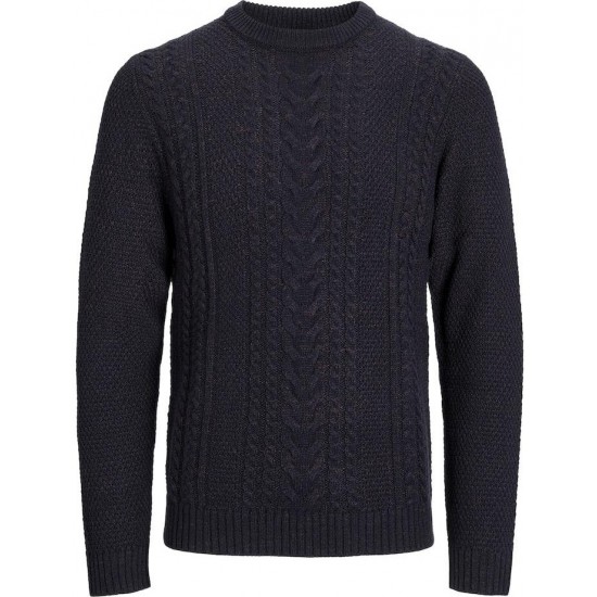 Product CREW NECK KNIT 12259931 - NAVY BLAZER-MIXED WITH Product CREW NECK KNIT 12259931 - NAVY BLAZER-MIXED WITH