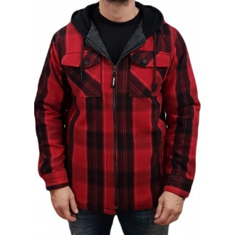 Rebase Overshirt Πανωφόρι 242RGS-5011 - CC40 Black-Red Rebase Overshirt Πανωφόρι 242RGS-5011 - CC40 Black-Red