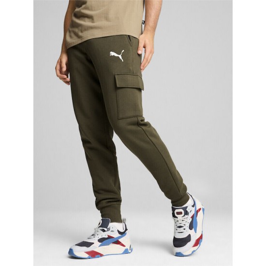 Puma Cargo Παντελόνι Φόρμας με Λάστιχο Χακί 845802-70
