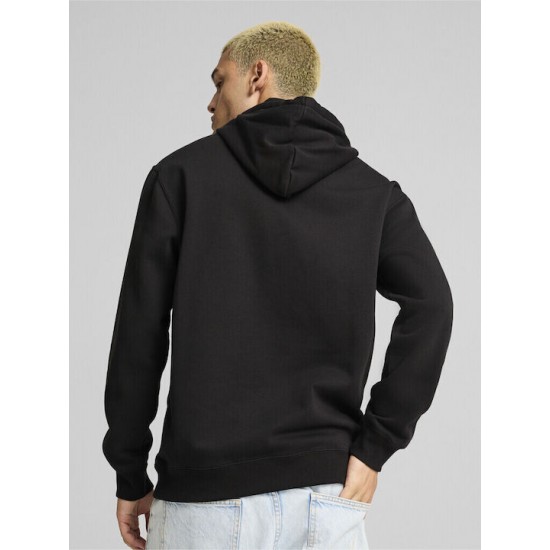 Puma Φούτερ με Κουκούλα Μαύρο 681796-01 Puma Φούτερ με Κουκούλα Μαύρο 681796-01