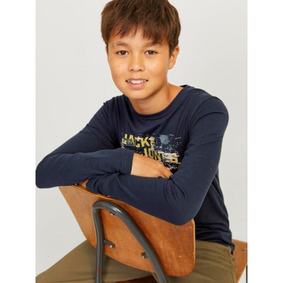 Jack & Jones Παιδική Μπλούζα Junior 12263092 NAVY BLAZER Jack & Jones Παιδική Μπλούζα Junior 12263092 NAVY BLAZER
