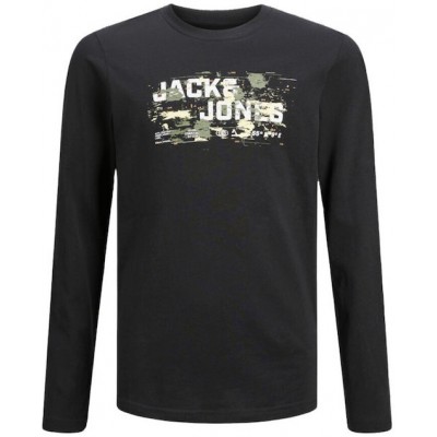 Jack & Jones Παιδική Μπλούζα Μακρυμάνικη 12263092 BLACK