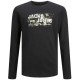 Jack & Jones Παιδική Μπλούζα Μακρυμάνικη 12263092 BLACK Jack & Jones Παιδική Μπλούζα Μακρυμάνικη 12263092 BLACK