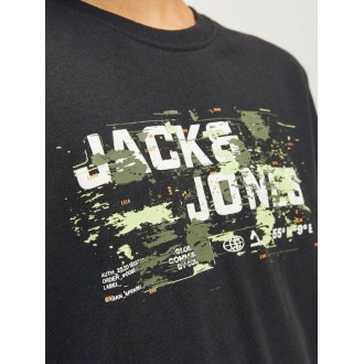 Jack & Jones Παιδική Μπλούζα Μακρυμάνικη 12263092 BLACK Jack & Jones Παιδική Μπλούζα Μακρυμάνικη 12263092 BLACK
