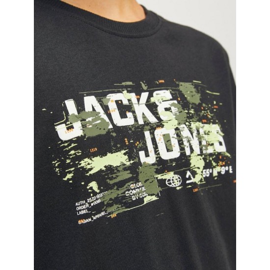 Jack & Jones Παιδική Μπλούζα Μακρυμάνικη 12263092 BLACK Jack & Jones Παιδική Μπλούζα Μακρυμάνικη 12263092 BLACK