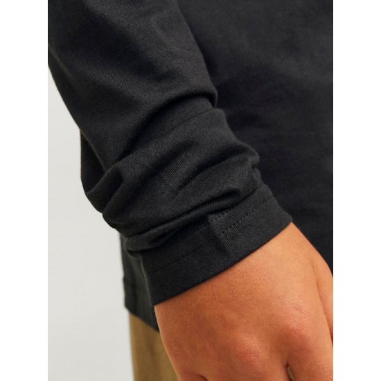Jack & Jones Παιδική Μπλούζα Μακρυμάνικη 12263092 BLACK Jack & Jones Παιδική Μπλούζα Μακρυμάνικη 12263092 BLACK