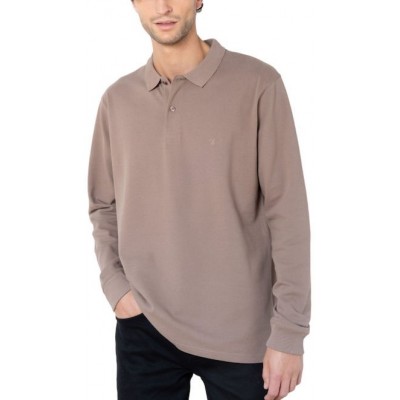 The Bostonians Polo Μπλούζα Μακρυμάνικη ΚΑΦΕ 3PL0001-B735BR