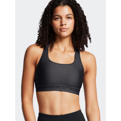 Under Armour Crossback Mid Bra Γυναικείο Μπουστάκι Γκρι 1361034-010 Under Armour Crossback Mid Bra Γυναικείο Μπουστάκι Γκρι 1361034-010