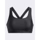 Under Armour Crossback Mid Bra Γυναικείο Μπουστάκι Γκρι 1361034-010 Under Armour Crossback Mid Bra Γυναικείο Μπουστάκι Γκρι 1361034-010