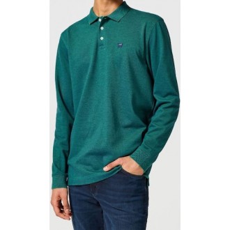 Wrangler Polo Μπλούζα 112357285 VERDANT GREEN