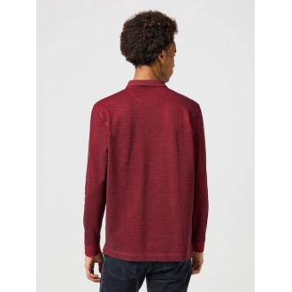 Wrangler Polo Μπλούζα Μακρυμάνικη ΜΠΟΡΝΤΟ 112357286 RED Wrangler Polo Μπλούζα Μακρυμάνικη ΜΠΟΡΝΤΟ 112357286 RED