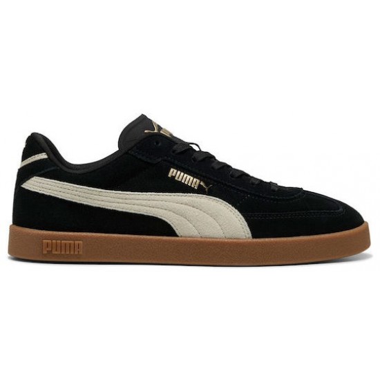 Puma Club Ii Ανδρικά Sneakers Μαύρα 400717-01 Puma Club Ii Ανδρικά Sneakers Μαύρα 400717-01