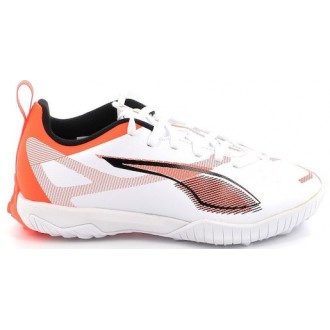 Puma Παιδικά Ποδοσφαιρικά Παπούτσια Ultra Play Tt Mid Jr με Σχάρα Λευκά 108332-01