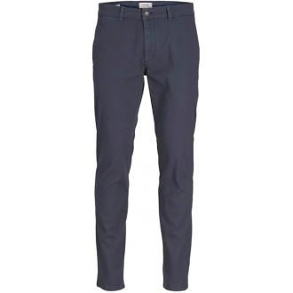 JJ Rebel by Jack and Jones Ανδρικό Παντελόνι Chinos Μπλε 12262654 Navy Blazer