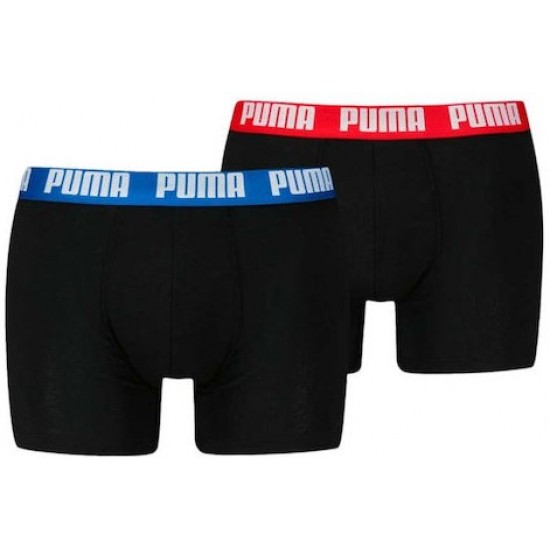Puma Basic Ανδρικά Μποξεράκια Μαύρα 2Pack 701226387-008 Puma Basic Ανδρικά Μποξεράκια Μαύρα 2Pack 701226387-008