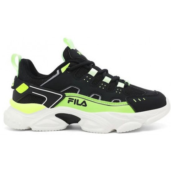 Fila Παιδικά Sneakers με Σκρατς Μαύρα 3YF51022-066 Fila Παιδικά Sneakers με Σκρατς Μαύρα 3YF51022-066
