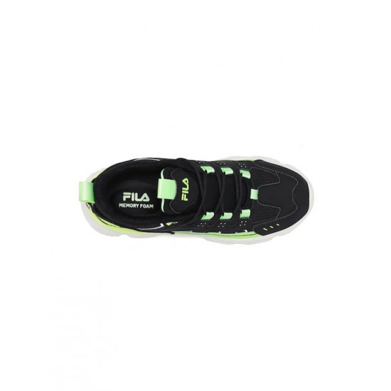Fila Παιδικά Sneakers με Σκρατς Μαύρα 3YF51022-066 Fila Παιδικά Sneakers με Σκρατς Μαύρα 3YF51022-066