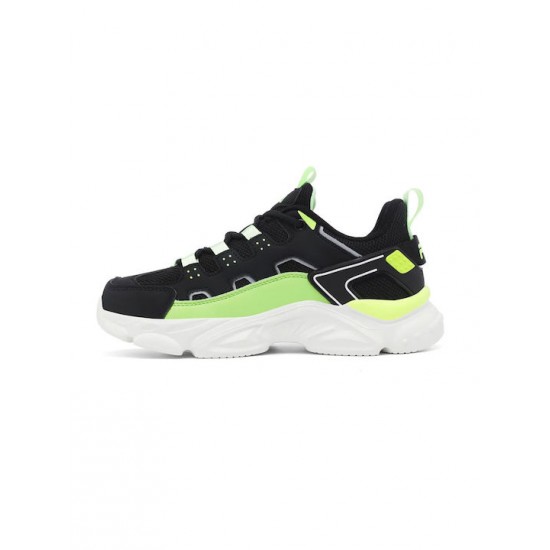 Fila Παιδικά Sneakers με Σκρατς Μαύρα 3YF51022-066 Fila Παιδικά Sneakers με Σκρατς Μαύρα 3YF51022-066