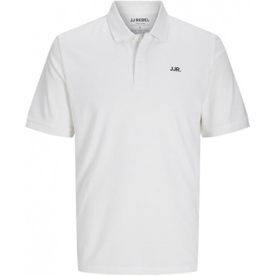 JJ REBEL by Jack & Jones POLO άσπρο 12264439 white JJ REBEL by Jack & Jones POLO άσπρο 12264439 white