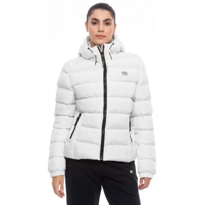 Be:Nation Κοντό Γυναικείο Puffer Μπουφάν για Χειμώνα 08102306 white Be:Nation Κοντό Γυναικείο Puffer Μπουφάν για Χειμώνα 08102306 white