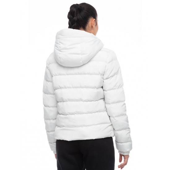 Be:Nation Κοντό Γυναικείο Puffer Μπουφάν για Χειμώνα 08102306 white Be:Nation Κοντό Γυναικείο Puffer Μπουφάν για Χειμώνα 08102306 white