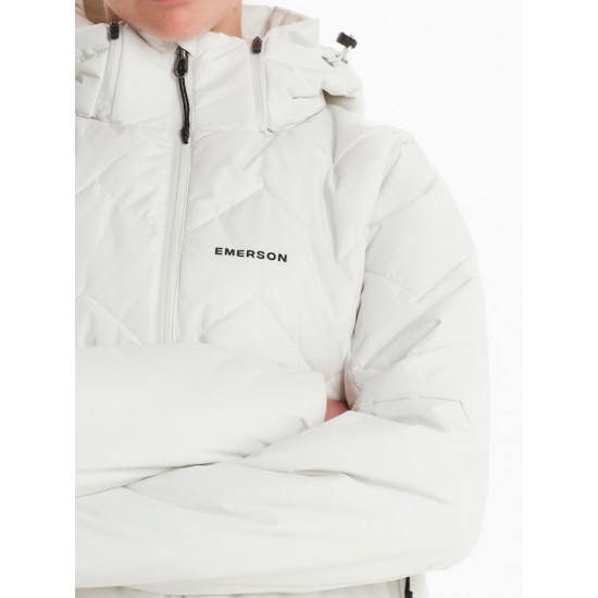 Emerson Κοντό Γυναικείο Puffer Μπουφάν  242.EW10.39   OFF WHITE