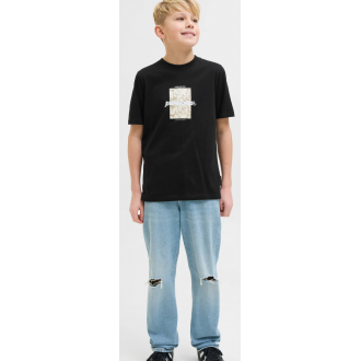 Jack & Jones Παιδικό T-Shirt Κοντομάνικο 12274620 - black Jack & Jones Παιδικό T-Shirt Κοντομάνικο 12274620 - black