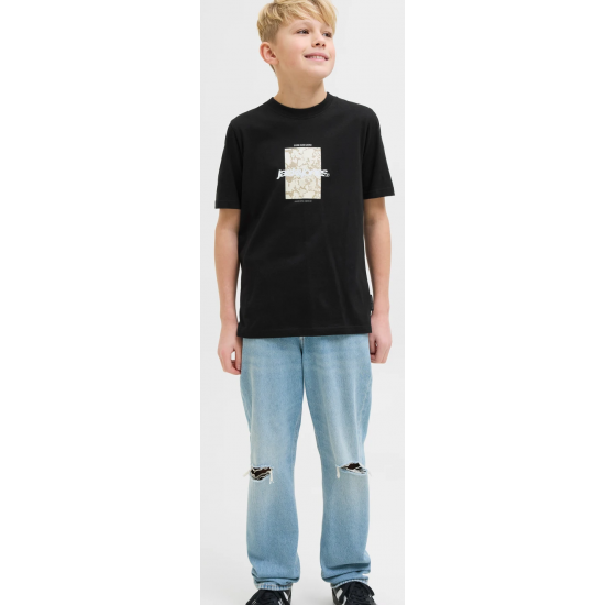 Jack & Jones Παιδικό T-Shirt Κοντομάνικο 12274620 - black Jack & Jones Παιδικό T-Shirt Κοντομάνικο 12274620 - black