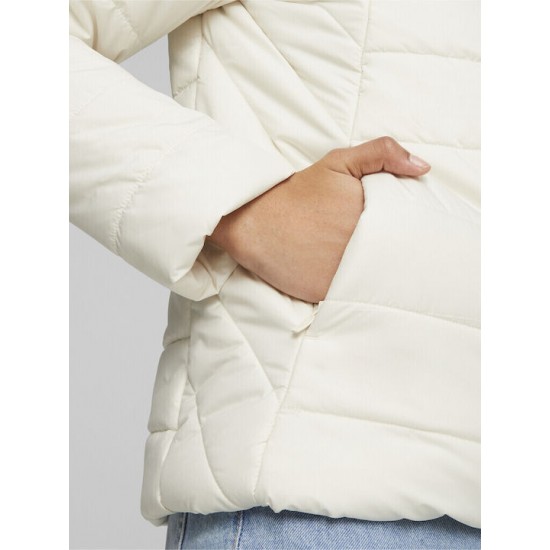 Puma Κοντό Γυναικείο Puffer Μπουφάν για Χειμώνα Μπεζ 848940-87