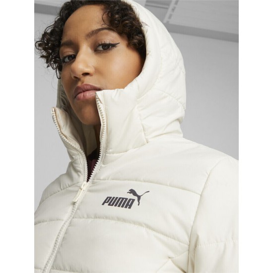 Puma Κοντό Γυναικείο Puffer Μπουφάν για Χειμώνα Μπεζ 848940-87