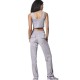 Body Action Παντελόνι Φόρμας Βελουτέ 021436-Lilac Grey Body Action Παντελόνι Φόρμας Βελουτέ 021436-Lilac Grey