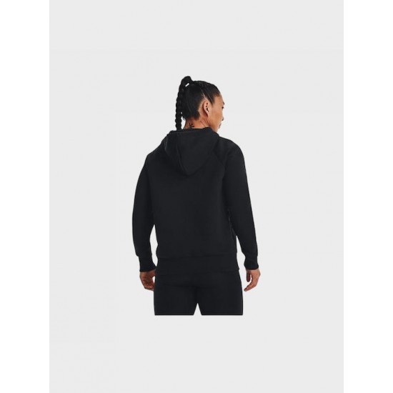 Under Armour Γυναικείο Φούτερ με Κουκούλα Μαύρο 1379500-001 Under Armour Γυναικείο Φούτερ με Κουκούλα Μαύρο 1379500-001