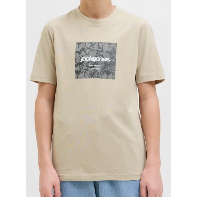 Jack and Jones Παιδικό Κοντομάνικο Μπλουζάκι Μπεζ 12274620 pure cashmere Jack and Jones Παιδικό Κοντομάνικο Μπλουζάκι Μπεζ 12274620 pure cashmere