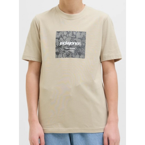 Jack and Jones Παιδικό Κοντομάνικο Μπλουζάκι Μπεζ 12274620 pure cashmere Jack and Jones Παιδικό Κοντομάνικο Μπλουζάκι Μπεζ 12274620 pure cashmere