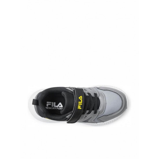 Fila Memory Fast 5 V Αθλητικά Παιδικά Παπούτσια Running με Κορδόνια Γκρι 3AF51015-305 Fila Memory Fast 5 V Αθλητικά Παιδικά Παπούτσια Running με Κορδόνια Γκρι 3AF51015-305