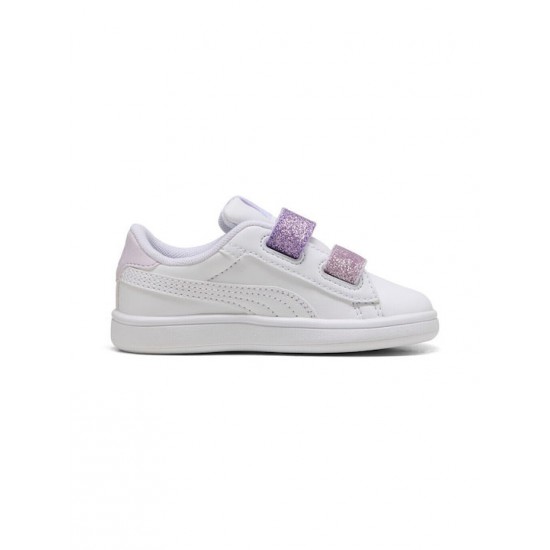 Puma Παιδικά Sneakers με Σκρατς Λευκά 395610-06