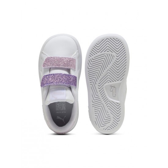 Puma Παιδικά Sneakers με Σκρατς Λευκά 395610-06