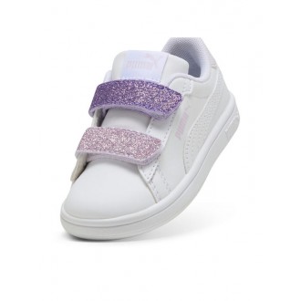 Puma Παιδικά Sneakers με Σκρατς Λευκά 395610-06