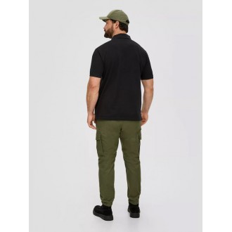 S.Oliver Ανδρικό Plus Size Polο Μπλουζάκι Υπερμέγεθος Μαύρο 2139798-9999 S.Oliver Ανδρικό Plus Size Polο Μπλουζάκι Υπερμέγεθος Μαύρο 2139798-9999