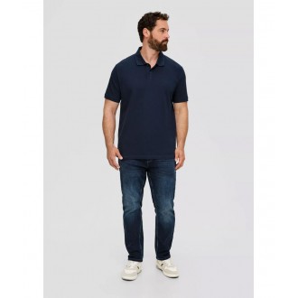 S.Oliver Ανδρικό Plus Size Polο Μπλουζάκι Υπερμέγεθος Navy Μπλε 2139798-5978 S.Oliver Ανδρικό Plus Size Polο Μπλουζάκι Υπερμέγεθος Navy Μπλε 2139798-5978