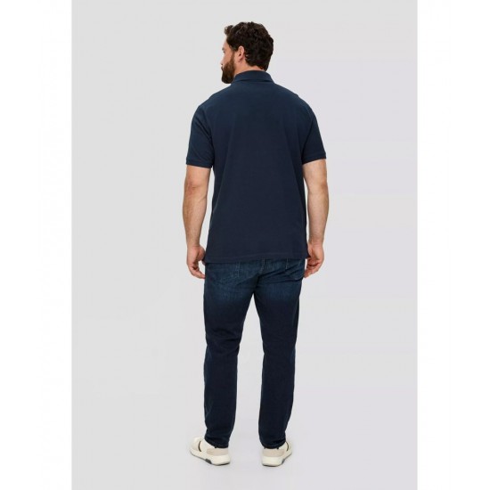 S.Oliver Ανδρικό Plus Size Polο Μπλουζάκι Υπερμέγεθος Navy Μπλε 2139798-5978 S.Oliver Ανδρικό Plus Size Polο Μπλουζάκι Υπερμέγεθος Navy Μπλε 2139798-5978