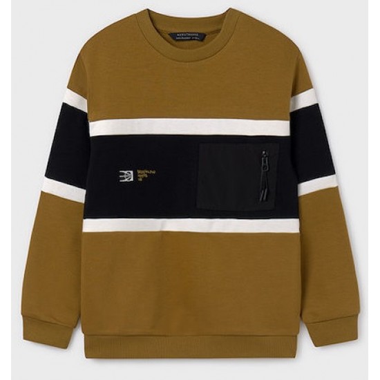 Mayoral Παιδικό Φούτερ Καφέ 7453-10 miso Mayoral Παιδικό Φούτερ Καφέ 7453-10 miso