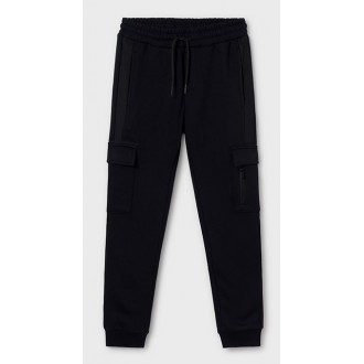 Mayoral Παιδικό Παντελόνι Cargo Μαύρο 7536-54 NEGRO