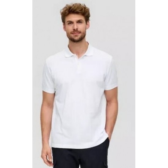 s.Oliver Polo Μπλούζα Κοντομάνικη Λευκή 2138262-0100 s.Oliver Polo Μπλούζα Κοντομάνικη Λευκή 2138262-0100