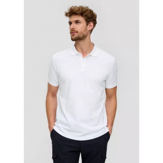 s.Oliver Polo Μπλούζα Κοντομάνικη Λευκή 2138262-0100 s.Oliver Polo Μπλούζα Κοντομάνικη Λευκή 2138262-0100