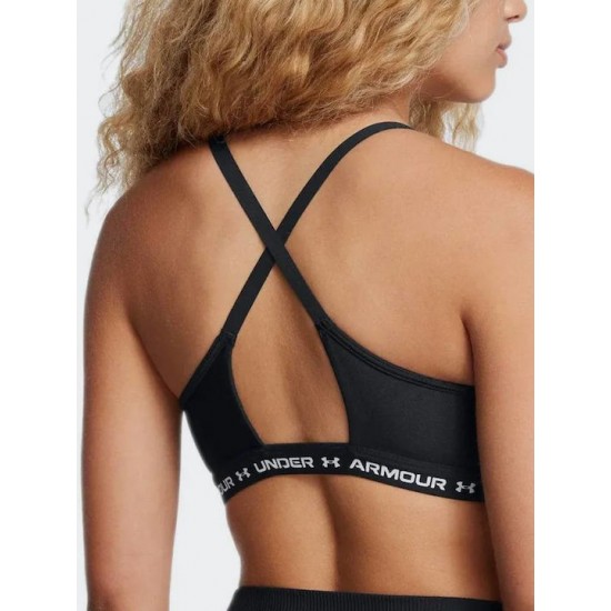 Under Armour Crossback Low Bra Γυναικείο Μπουστάκι Μαύρο 1386424-001 Under Armour Crossback Low Bra Γυναικείο Μπουστάκι Μαύρο 1386424-001